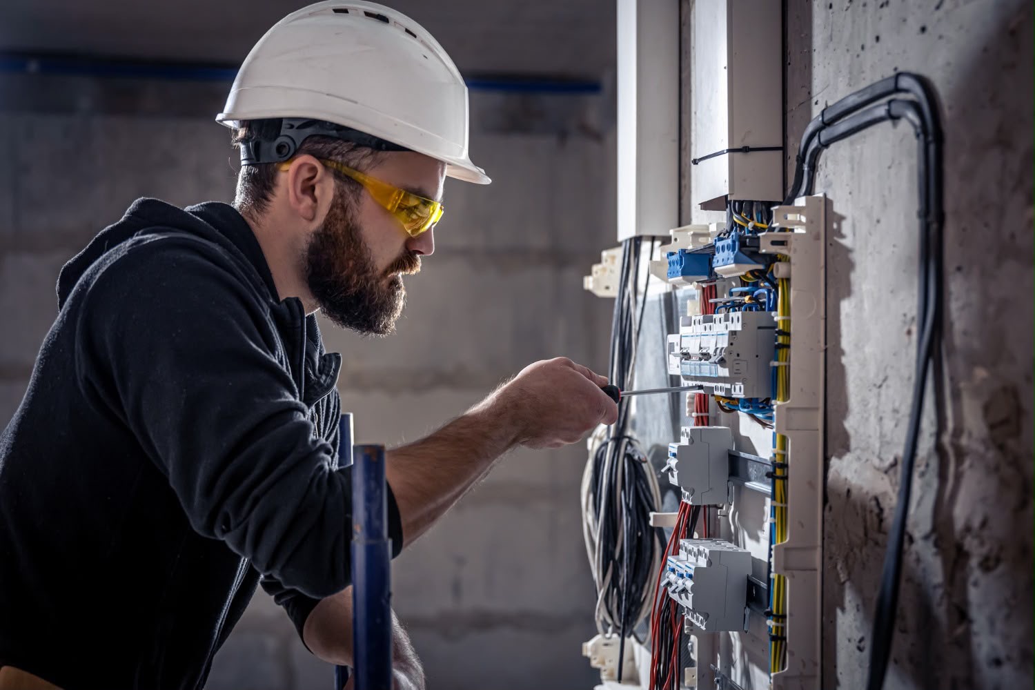 Electrical panel inspection and wiring
