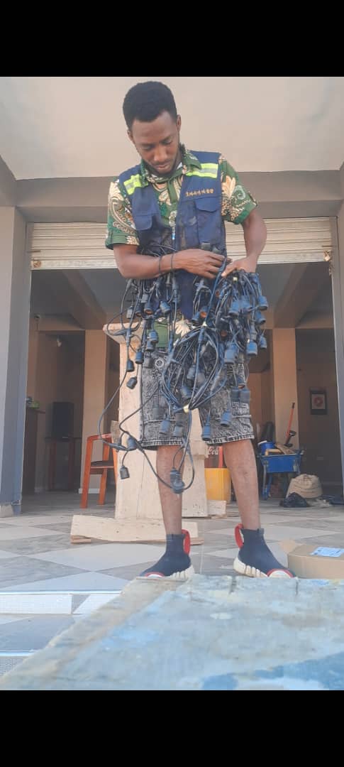 Team member on site